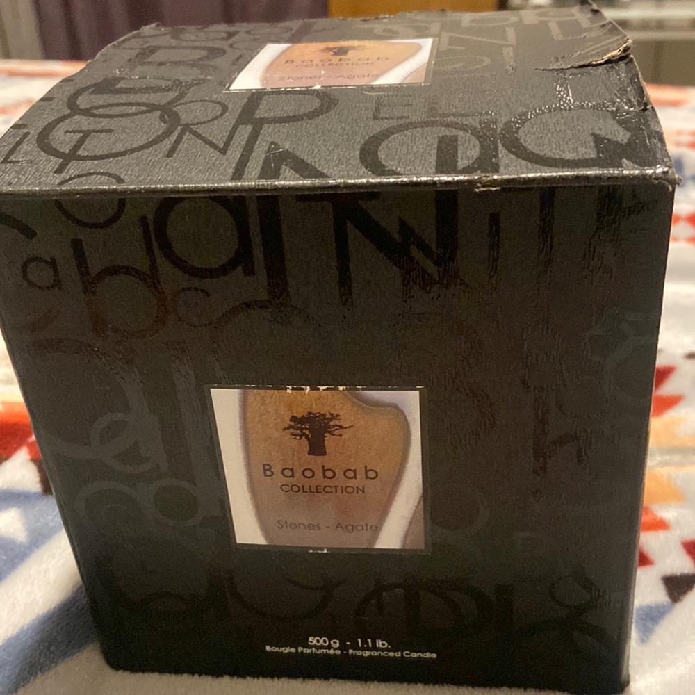 BAOBAB COLLECTION Max Stone Agate Scented Candle